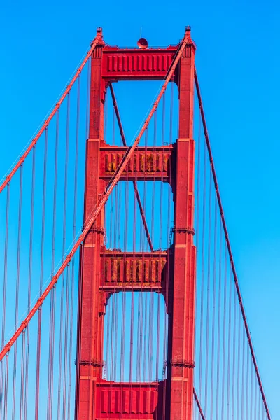 Golden Gate Bridge détails en San Francisco Californie — Photo