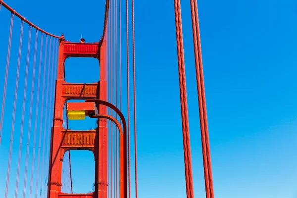 Golden Gate Bridge détails en San Francisco Californie — Photo