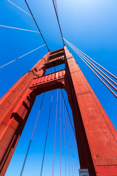Golden Gate Bridge details in San Francisco California — Stock Photo, Image