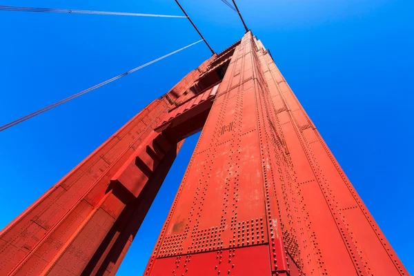 Подробности моста Голден Гейт в Сан-Франциско, Калифорния — стоковое фото