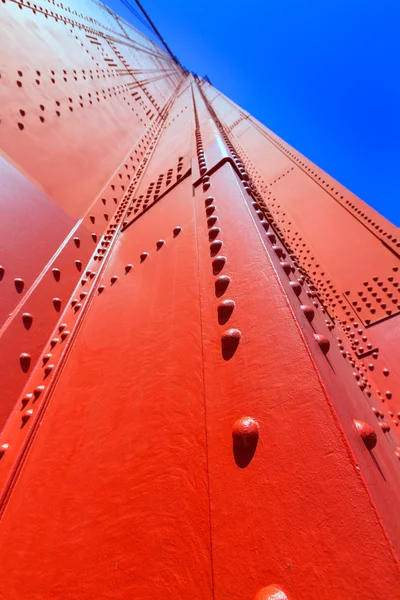 Λεπτομέρειες γέφυρα Golden gate στο Σαν Φρανσίσκο Καλιφόρνια — Φωτογραφία Αρχείου