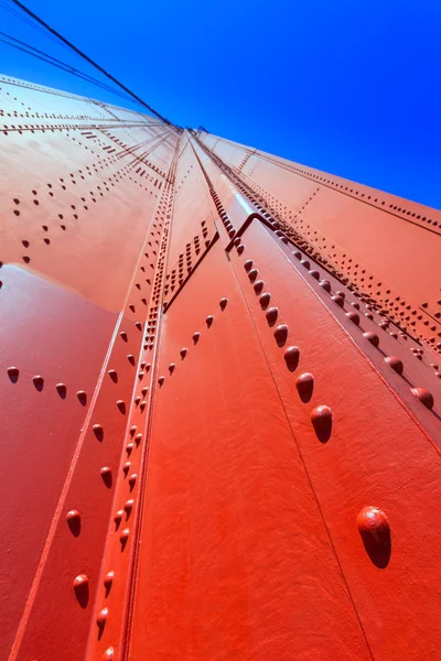 Golden gate brug details in san francisco Californië — Stockfoto