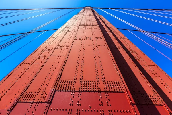 Detalhes Golden Gate Bridge em San Francisco California — Fotografia de Stock