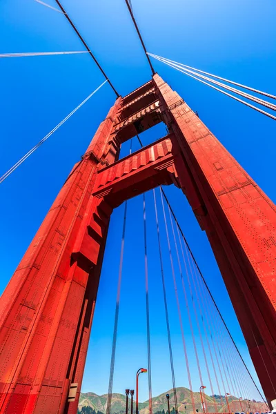 Detalles del puente Golden Gate en San Francisco California — Foto de Stock