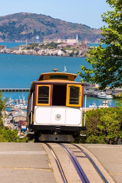 San francisco Hyde Street Cable Car California — Stock Photo, Image