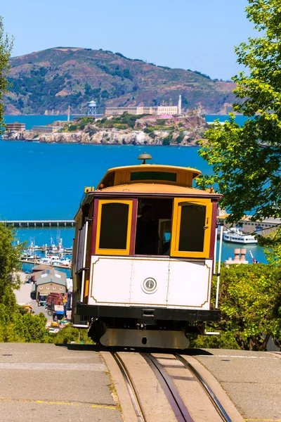 San francisco Hyde Street teleférico California — Foto de Stock