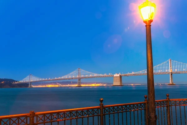 Atardecer del muelle 7 de San Francisco en California — Foto de Stock