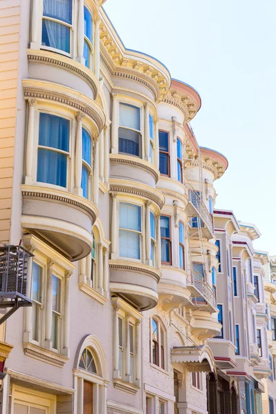 San Francisco Victorian houses California — Stock Photo, Image