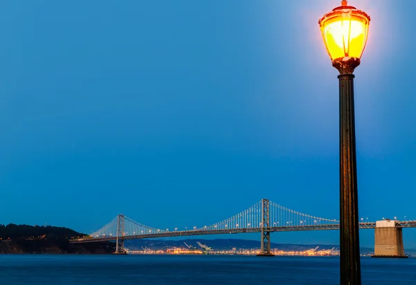 San Francisco Pier 7 coucher de soleil en Californie Images De Stock Libres De Droits