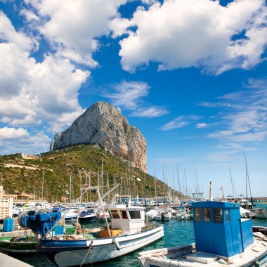 Calpe alicante marina tekne ile penon de ifach