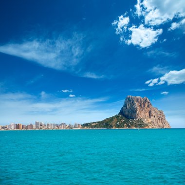 Calpe alicante arenal bol plaj ile penon de ifach