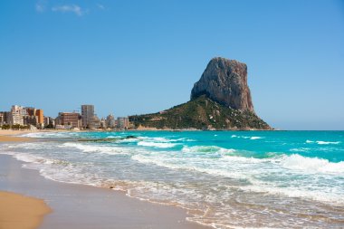 Calpe alicante arenal bol plaj ile penon de ifach