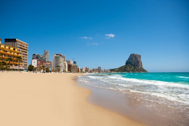 Calpe alicante arenal bol plaj ile penon de ifach