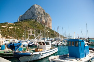 Calpe alicante fisherboats penon de ifach ile