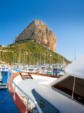 Calpe alicante marina tekne ile penon de ifach