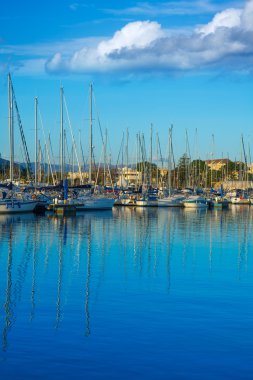 Alicante denia nautic Marinası mavi Akdeniz