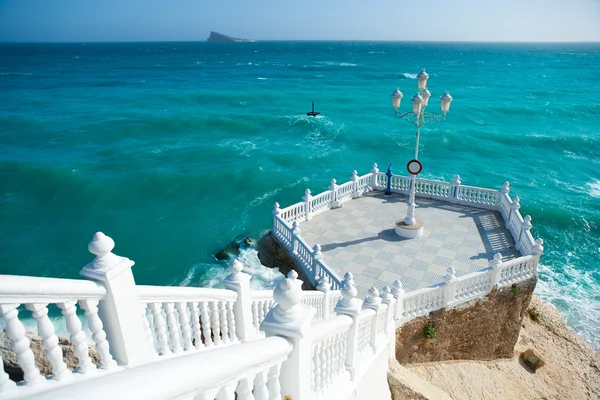 Бенідорм балкон del mediterraneo Середземного моря — стокове фото