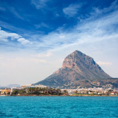 Javea xabia port marina mongo Dağı Alicante