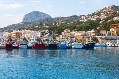 Javea xabia port marina mongo Dağı Alicante