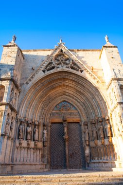 Morella maestrazgo castellon kilise ayrıntıları