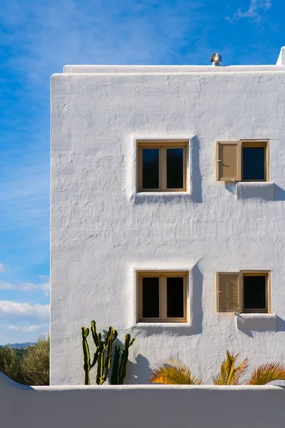 White Mediterranean houses in Javea alicante — Stock Photo, Image