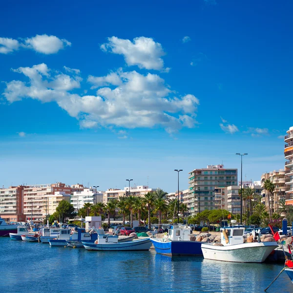 Alicante Santa Pola port marina from valento Community — стоковое фото