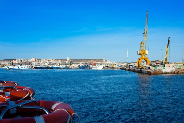 Santa pola hamnen marina i alicante Spanien — Stockfoto