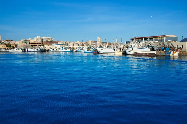 Santa pola zeehaven marina in alicante Spanje — Stockfoto