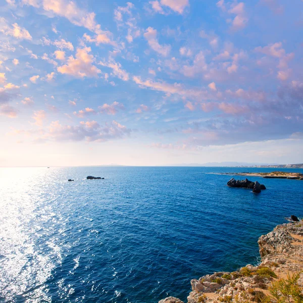 Tabarca isla alicante mar azul mediterráneo — Foto de Stock