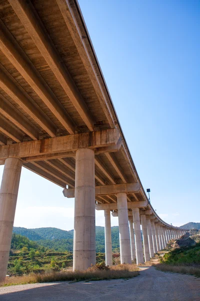 Viaducto de Bunol in Autovia A-3 Straße Valencia — Stockfoto
