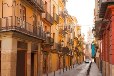 Valencia bolseria sokak içinde barrio del carmen şehir merkezinde