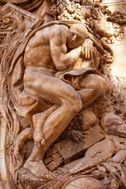 Marques de dos aguas Sarayı alabaster ile cephe valencia