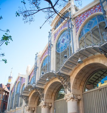 İspanya Valencia mercado orta piyasa cephe