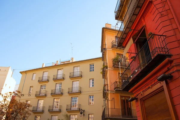 Valencia placa plaza del tossal v barrio del carmen — Stock fotografie