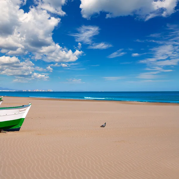 Valencia malvarrosa patacona strand Földközi-tenger — Stock Fotó