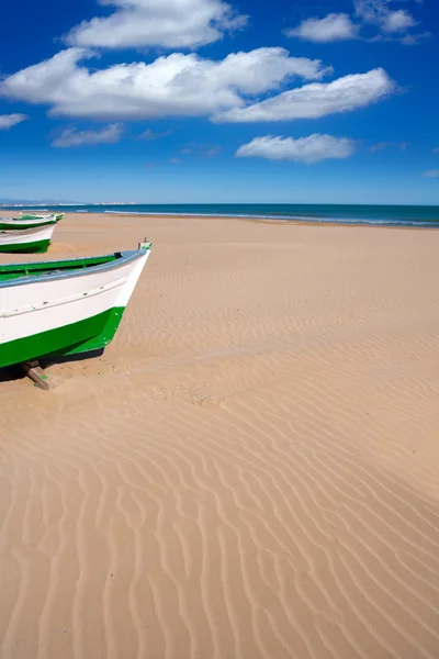 Valencia Malvarrosa Spiaggia di Patacona Mar Mediterraneo — Foto Stock