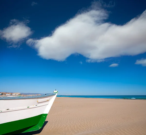 Valencia malvarrosa patacona strand Földközi-tenger — Stock Fotó