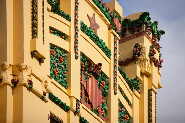 Valencia Treinstation toren detail — Stockfoto