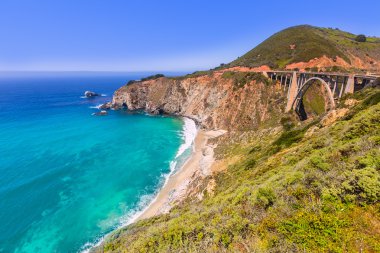 California bixby Köprüsü route 1 big sur monterey County