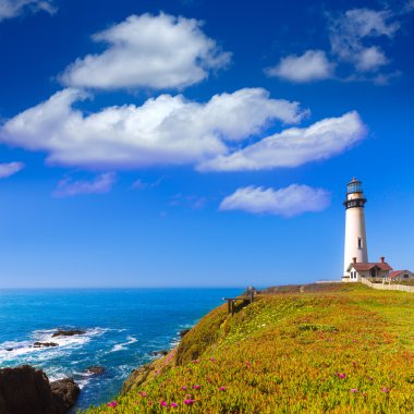 California güvercin deniz feneri cabrillo hwy kıyı hwy 1 işaretleyin.