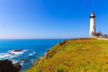 California güvercin deniz feneri cabrillo hwy kıyı hwy 1 işaretleyin.