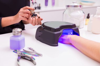 Nail salon uv tur hızlı kuru tırnak cilası
