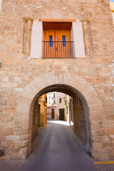 Sándor castellon falu arches, alto palancia, Spanyolország — Stock Fotó