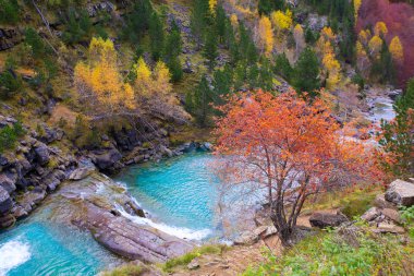 gradas de soaso arazas nehir ordesa Vadisi pyrenees huesca sp içinde