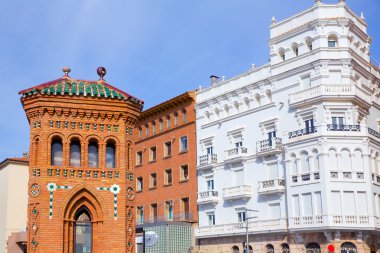 Aragon teruel mudejar şehir binaları İspanya