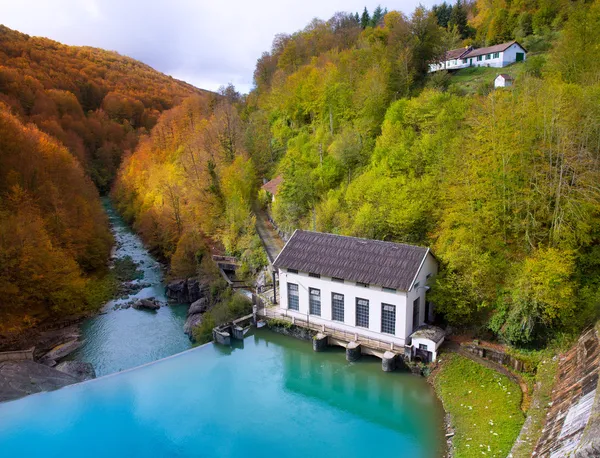 Pantano Irati de Irabia en los Pirineos de Navarra España — Foto de Stock