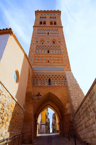 Aragon Teruel Torre de San Martin Mudejar UNESCO — Stok fotoğraf