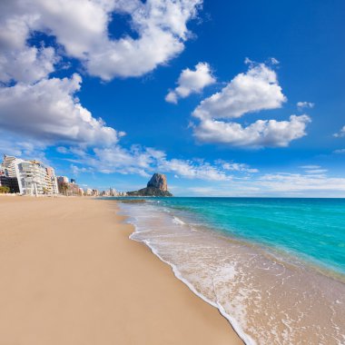 Calpe yakınındaki penon ifach alicante playa arenal bol plaj