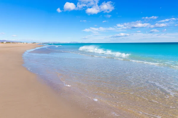 Canet de berenguer plaży w Walencji w Hiszpanii — Zdjęcie stockowe