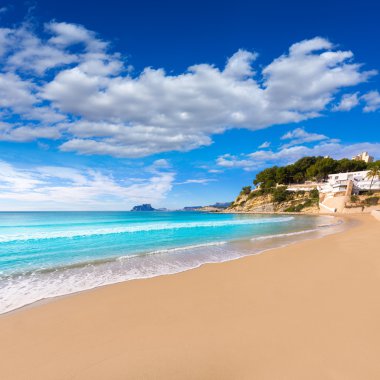Moraira playa el portet plaj turkuaz su Alicante